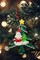Wizardi; Christmas Ornament - Glossy Gingerbread Tree with Santa. Wizardi Festive Decoration F07-N2-12-AA453B; Category:Hanging Figurines; Image:2